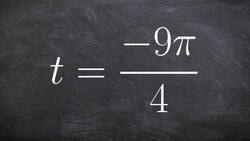 Evaluate the six trigonometric functions for the given real number Instructional Video