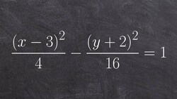 Learn how to graph a hyperbola Instructional Video