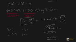 Complicated dynamics problem using energy methods Instructional Video