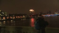 Quiet New Year's Eve in London News Clip