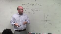 Graph an ellipse and identify it's parts Instructional Video