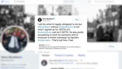 Dave Bautista Calls Working for Disney “Nauseating” Following James Gunn’s Firing | THR News News Clip