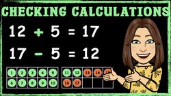 Checking Calculations Using Inverse Operations Instructional Video
