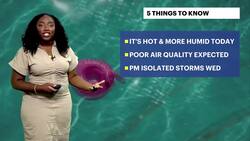 Hot weather continues with poor air quality; rain and cooler weather on the way for Brooklyn News Clip