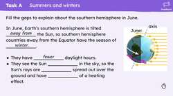 Seasons on Earth Instructional Video