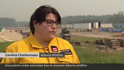 Inside the wildfire evacuation zone in Edson, Alta. News Clip
