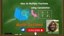 Multiplying Fractions using Cancellation in 30 seconds Instructional Video