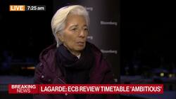 Lagarde Says Don’t Assume ECB on Autopilot During Strategic Review News Clip