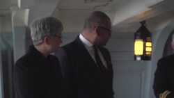 James Cleverly and Ben Wallace visit Lord Nelson's cabin with Australian counterparts News Clip