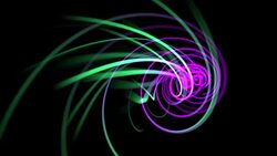 Motion green and purple lines abstract background Stock Footage