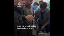 Palestinian doctor braves sniper fire to help wounded in Gaza News Clip