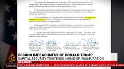 Security boosted in US Capitol ahead of Biden swearing-in News Clip