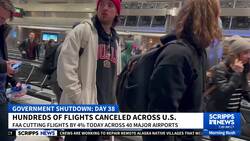 FAA begins cuts at US airports News Clip