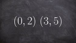Identify the slope between two points using the slope formula Instructional Video