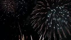 Wonderful firework for background Stock Footage