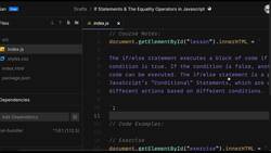 JavaScript Mastery from Zero to Hero - Prepare for Coding Interviews - Equality and Comparison Operators in JavaScript Instructional Video