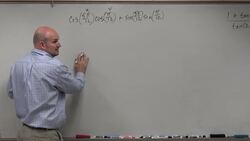 Evaluate an expression using the sum and difference of two angles Instructional Video