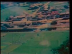 P-51s strafing, railways, factories, airfields attacked, US Army, Pacific War, 1945 Stock Footage