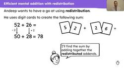 Add 2 and 3-digit numbers by redistributing Instructional Video