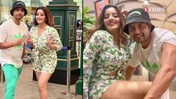 Monalisa shares a few happy pics as she flies for the beach vacation News Clip