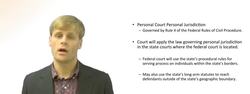 Federal Personal Jurisdiction - Explained Instructional Video