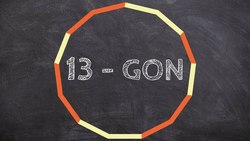 How to find the sum of interior angles for a 13 gon Instructional Video