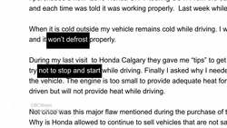 Some Honda drivers stuck with vehicles unfit for winter | Go Public News Clip
