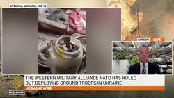 Ukrainian president Volodymyr Zelenskyy is in Saudi Arabia for talks on his country's peace plan News Clip