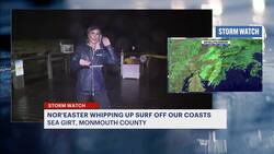 Thunderbolt 12: Heavy rain and high tides causing flooding along Jersey Shore News Clip