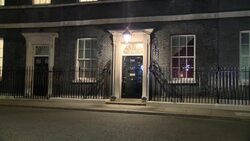 Candle for Holocaust Memorial Day at Numebr 10 Downing Street News Clip