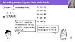 Ordering fractions by converting Instructional Video