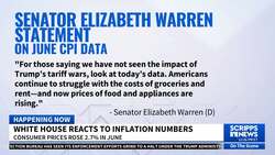 White House reacts to inflation rate increasing News Clip