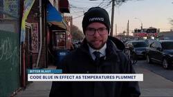 Code Blue in effect as bitter blast sends freezing temps across the Bronx News Clip