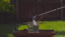 Computer Duster + Water = EXPLOSION!? Instructional Video