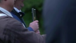 Colonial soldiers during Revolutionary War soldiers holding muskets Stock Footage