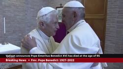 Pope emeritus Benedict XVI dies at age 95 News Clip