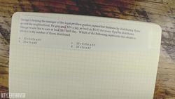 Inequality Word Problem Instructional Video