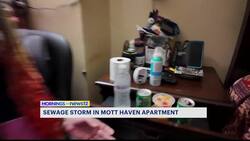 Sewage smell and water take over Mott Haven apartment News Clip