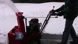How to Operate a Snow Blower Safely Instructional Video