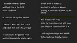 How To Read Poetry: Reading, Summary, and Analysis of "Introduction to Poetry" by Billy Collins Instructional Video