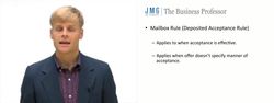 Mailbox Rule for Contracts Instructional Video