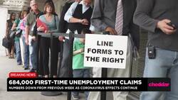 Initial Weekly Jobless Claims Fall to 684,000, Final Q4 GDP Read Revised Higher to 4.3% News Clip