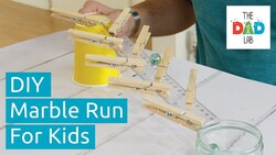 How to Make a Marble Run in Two Minutes Instructional Video