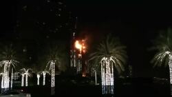 RAW: New Year's Eve fire in Dubai News Clip
