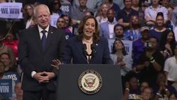 Tim Walz’s best reactions to Kamala Harris’s speech Instructional Video