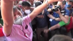 CLEAN : Ferdinand Marcos Jr. greets supporters after landslide win News Clip