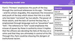 Analysing extended responses to power and authority in Shelley and Femi's poetry Instructional Video