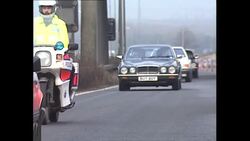 Margaret Thatcher arrives at the scene of the Kegworth Air Disaster News Clip