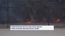 Officials: Multiple fires burn across Town of Brookhaven News Clip