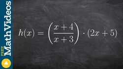 Find the derivative using quotient rule inside of the product rule Instructional Video